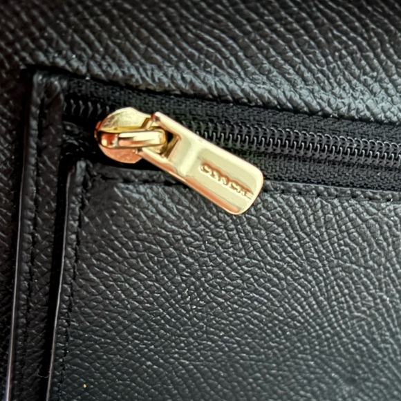 Women’s Coach Wallet Black Leather - Picture 4 of 6